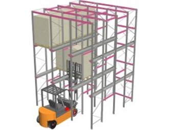 scaffalature drive in