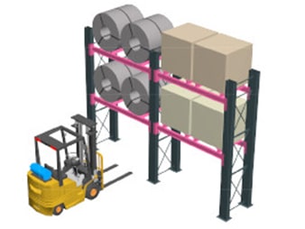 scaffalature per carichi pesanti